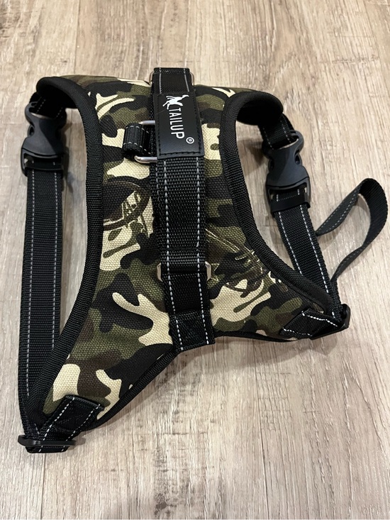 Tail Up Other - Tail Up Dog Harness - Green Camo Patterned Large
